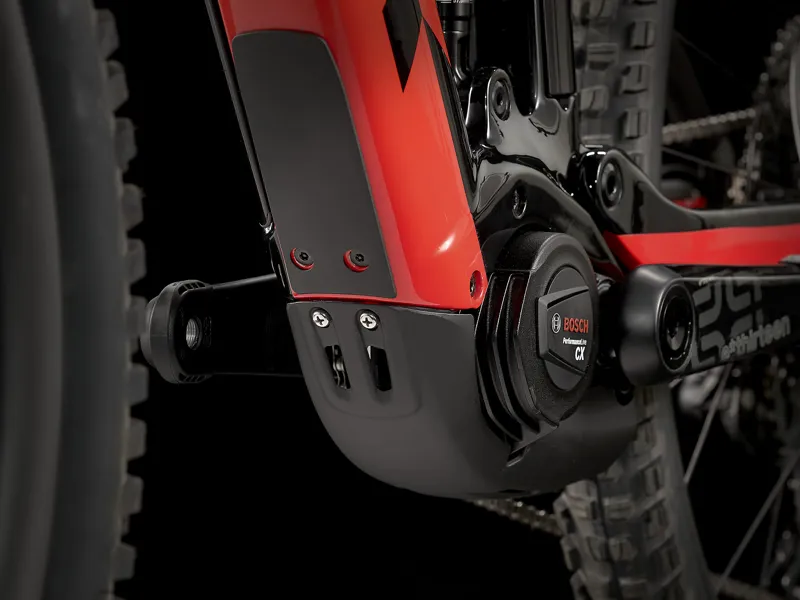 2022 Trek Rail 9.9 XTR Electric Mountain Bike Black and Marigold-8